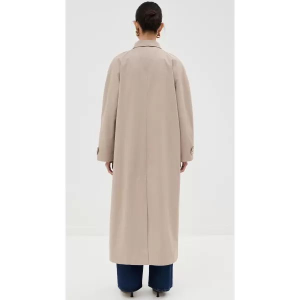 ANINE BING Womens Randy Maxi Trench CoatTaupe