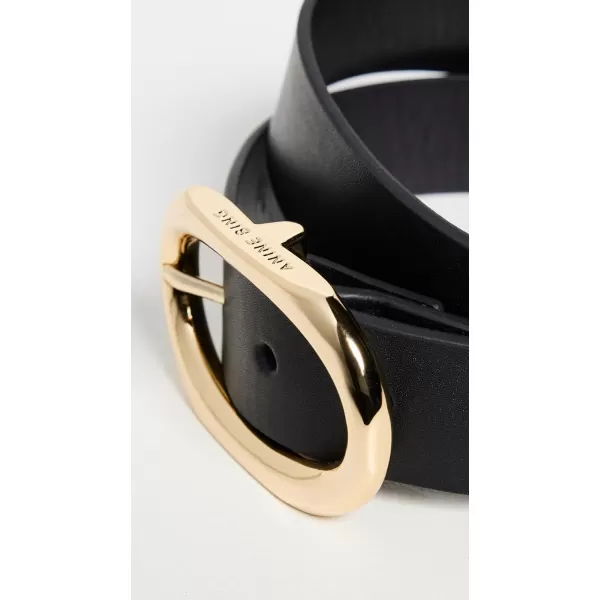 ANINE BING Womens Signature Link BeltBlack