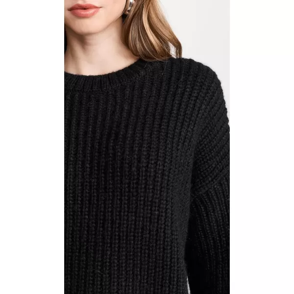 ANINE BING Womens Sydney Crew SweaterBlack