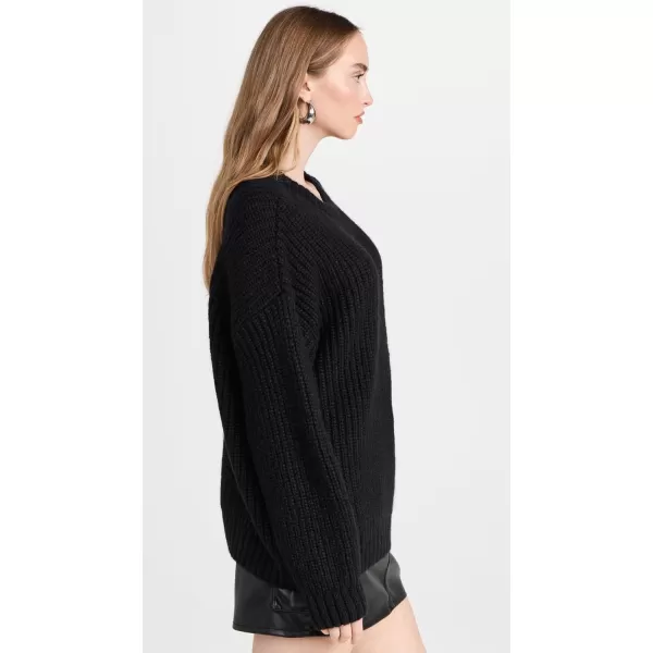 ANINE BING Womens Sydney Crew SweaterBlack