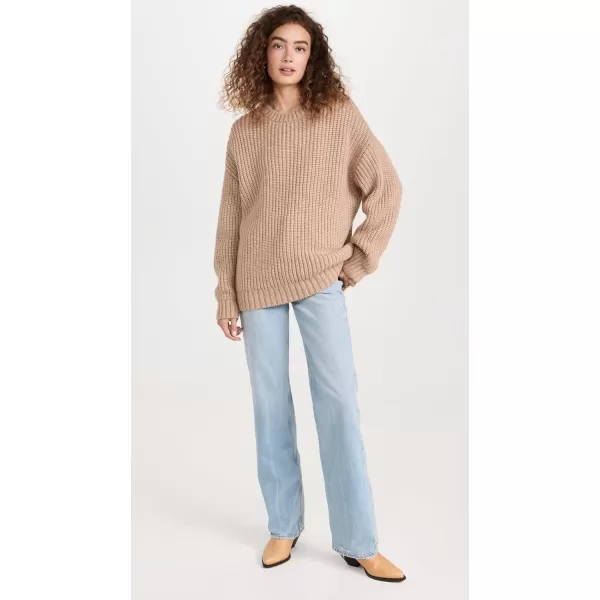 ANINE BING Womens Sydney Crew SweaterCream