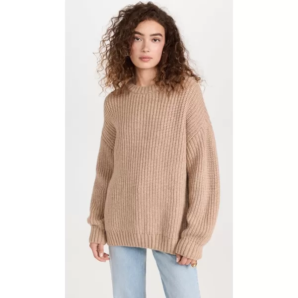 ANINE BING Womens Sydney Crew SweaterCream