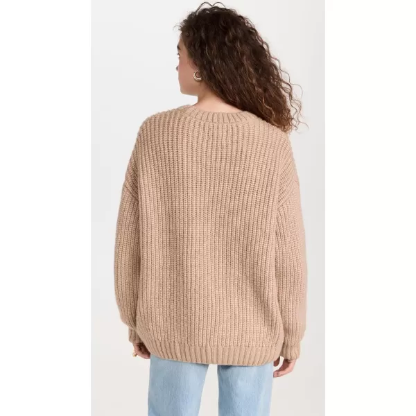 ANINE BING Womens Sydney Crew SweaterCream