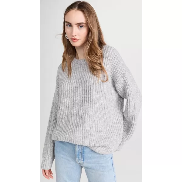 ANINE BING Womens Sydney Crew SweaterGrey