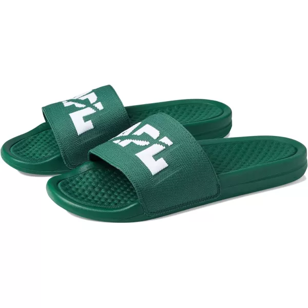 APL Athletic Propulsion Labs Mens TechLoom SlidesGreat GreenWhite