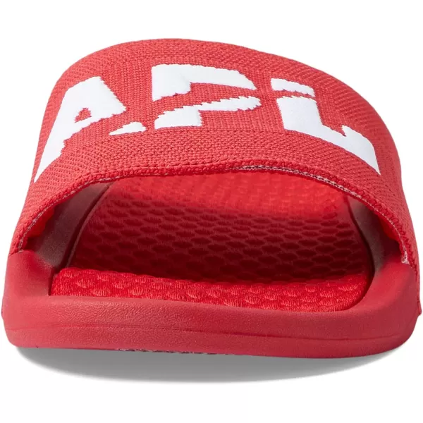 APL Athletic Propulsion Labs Mens TechLoom SlidesRedWhite