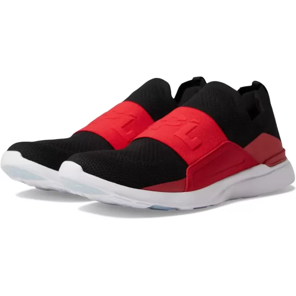 APL Athletic Propulsion Labs Mens Techloom Bliss Running SneakersBlackRedWhite