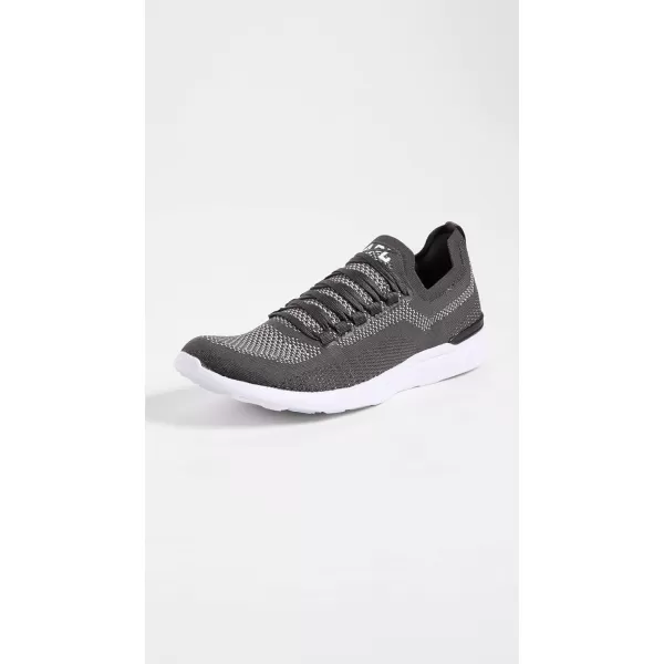 APL Athletic Propulsion Labs Mens Techloom Breeze Running SneakersAnthraciteSteel GreyWhite