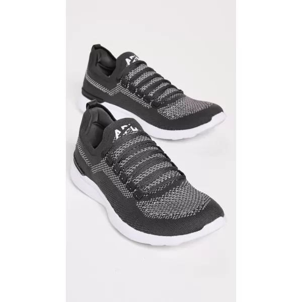 APL Athletic Propulsion Labs Mens Techloom Breeze Running SneakersAnthraciteSteel GreyWhite