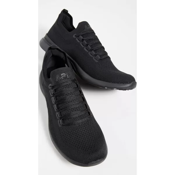 APL Athletic Propulsion Labs Mens Techloom Breeze Running SneakersBlackBlack