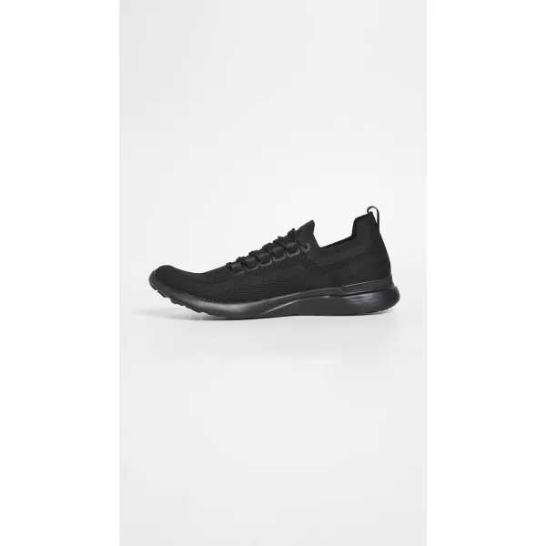 APL Athletic Propulsion Labs Mens Techloom Breeze Running SneakersBlackWhiteBlack