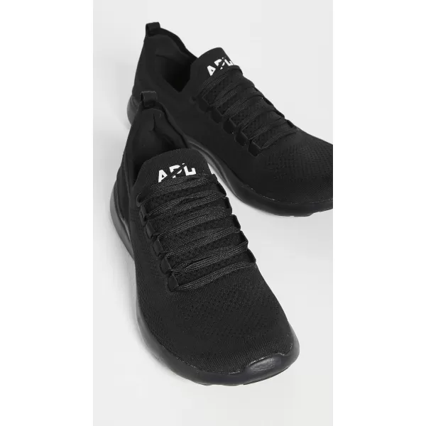 APL Athletic Propulsion Labs Mens Techloom Breeze Running SneakersBlackWhiteBlack