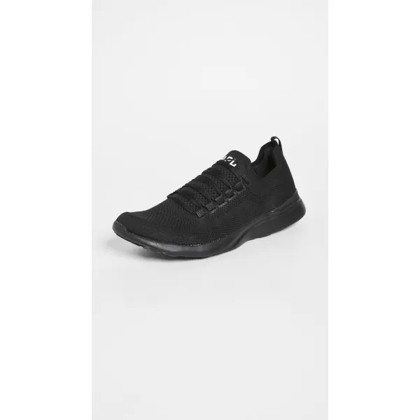 APL Athletic Propulsion Labs Mens Techloom Breeze Running SneakersBlackWhiteBlack