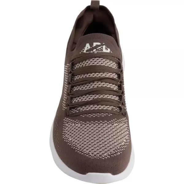 APL Athletic Propulsion Labs Mens Techloom Breeze Running SneakersChocolateWarm SilkWhite