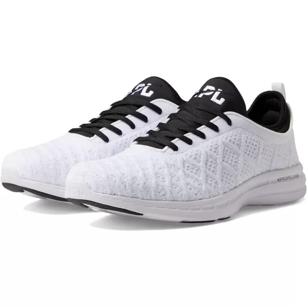 APL Athletic Propulsion Labs Mens Techloom Phantom Running SneakersWhiteBlackBlack