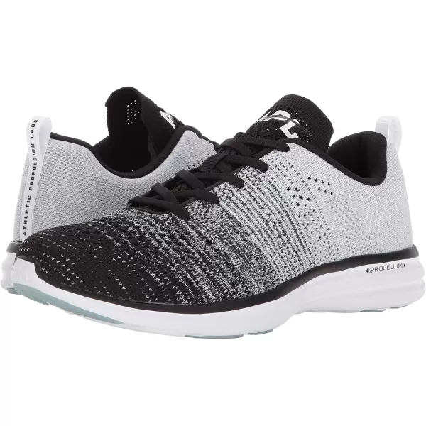 APL Athletic Propulsion Labs Mens Techloom Pro Running SneakersBlackHeather GreyWhite