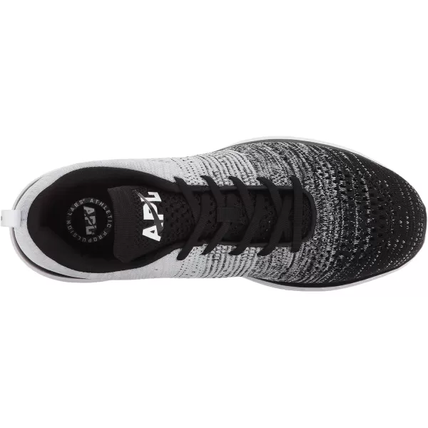 APL Athletic Propulsion Labs Mens Techloom Pro Running SneakersBlackHeather GreyWhite