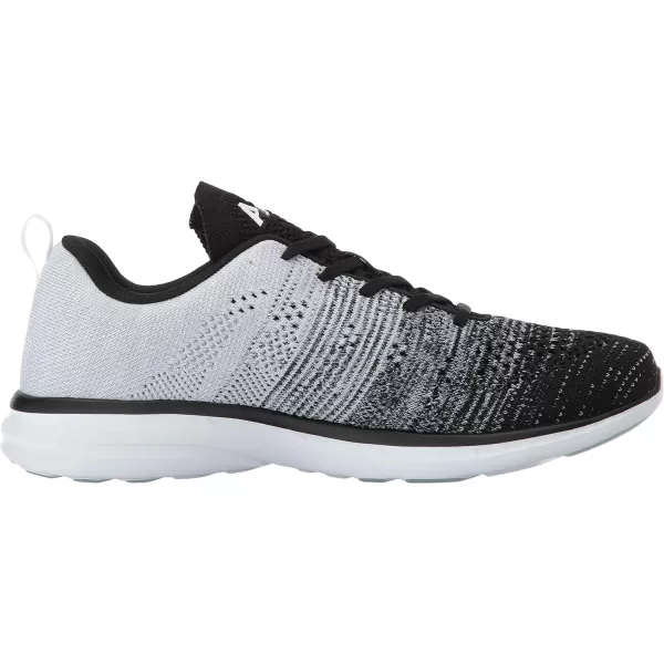 APL Athletic Propulsion Labs Mens Techloom Pro Running SneakersBlackHeather GreyWhite