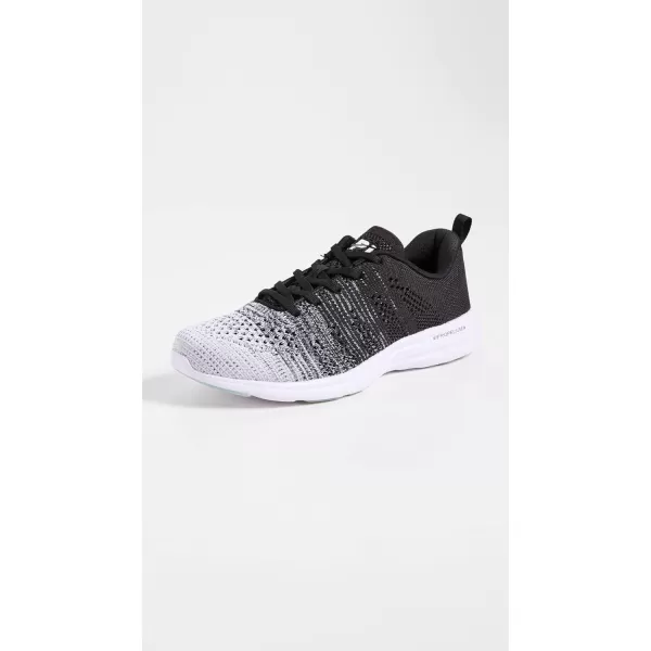 APL Athletic Propulsion Labs Mens Techloom Pro Running SneakersWhiteHeather GreyBlack