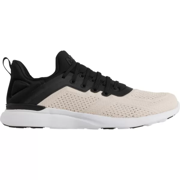 APL Athletic Propulsion Labs Mens Techloom Tracer Running SneakersBlackParchmentWhite