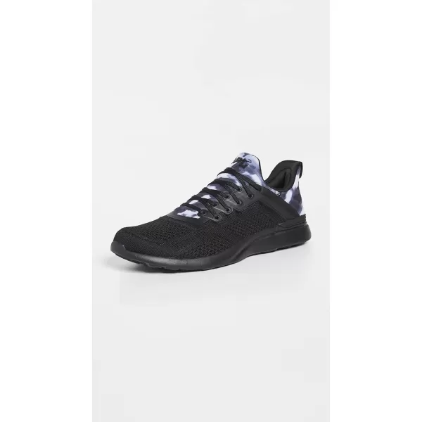 APL Athletic Propulsion Labs Mens Techloom Tracer Running SneakersBlackWhiteTie Dye