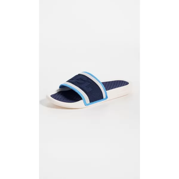 APL Athletic Propulsion Labs Womens Big Logo Techloom SlidesSea SaltCoastal BlueNavy