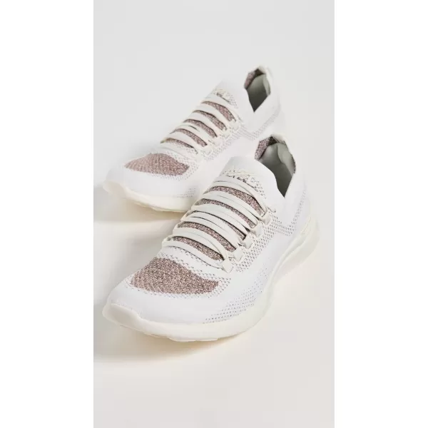 APL Athletic Propulsion Labs Womens Techloom Breeze SneakersIvoryTanChocolate