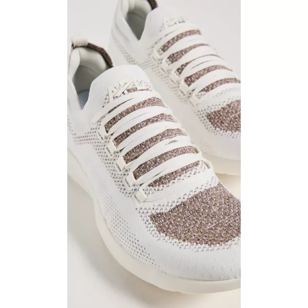 APL Athletic Propulsion Labs Womens Techloom Breeze SneakersIvoryTanChocolate