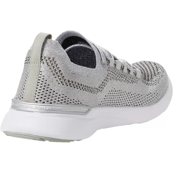 APL Athletic Propulsion Labs Womens Techloom Breeze SneakersMetallic SilverBlackGold