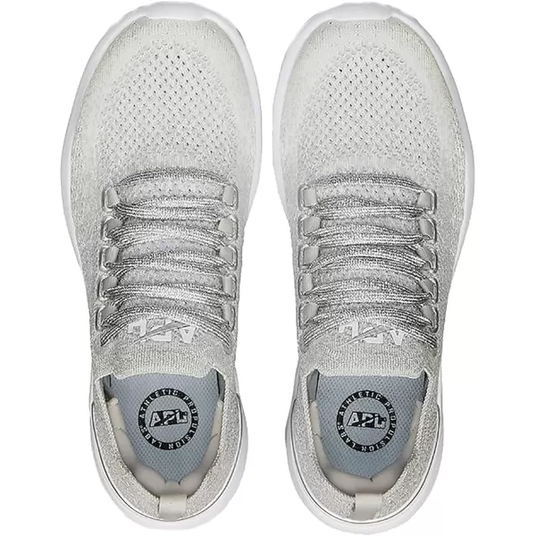 APL Athletic Propulsion Labs Womens Techloom Breeze SneakersMetallic SilverMetallic PearlOmbre