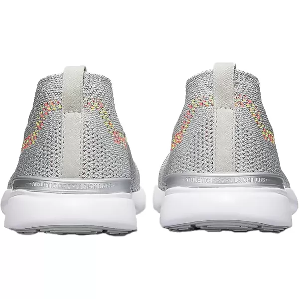 APL Athletic Propulsion Labs Womens Techloom Breeze SneakersMetallic SilverMultiWhite