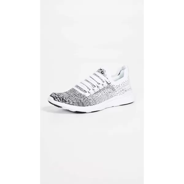 APL Athletic Propulsion Labs Womens Techloom Breeze SneakersWhiteBlackOmbre