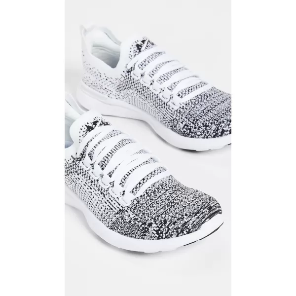 APL Athletic Propulsion Labs Womens Techloom Breeze SneakersWhiteBlackOmbre