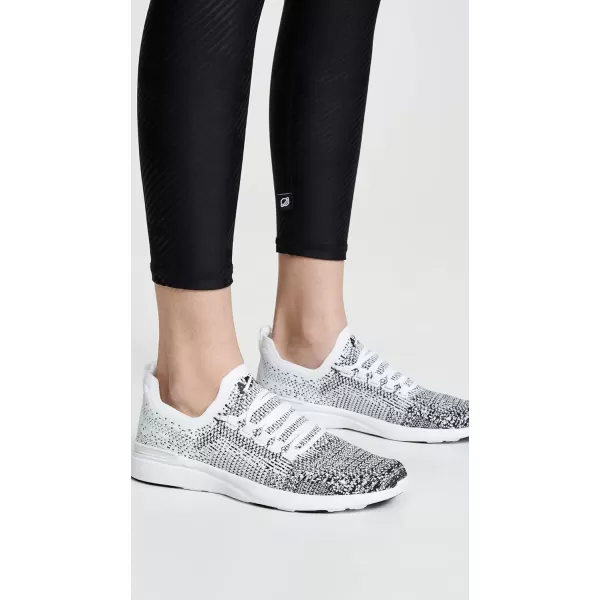 APL Athletic Propulsion Labs Womens Techloom Breeze SneakersWhiteBlackOmbre