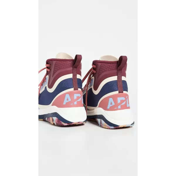 APL Athletic Propulsion Labs Womens Techloom Defender SeakersNavyAlabasterBurgundy