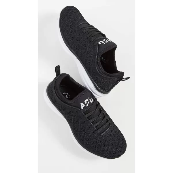 APL Athletic Propulsion Labs Womens Techloom Phantom Running ShoeBlackMetallic Silver