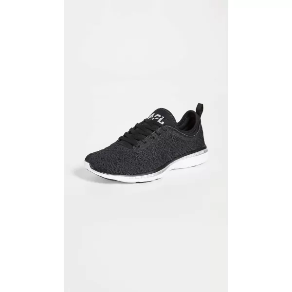 APL Athletic Propulsion Labs Womens Techloom Phantom Running ShoeBlackMetallic Silver