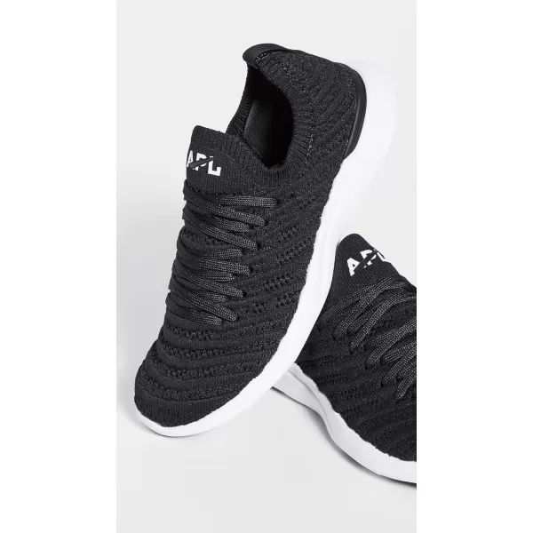 APL Athletic Propulsion Labs Womens Techloom Wave SneakersBlackWhite