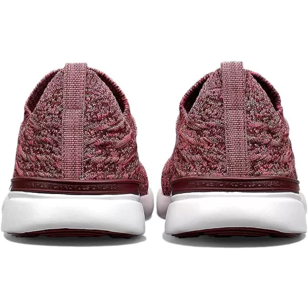 APL Athletic Propulsion Labs Womens Techloom Wave SneakersBurgundyFusion PinkMelange