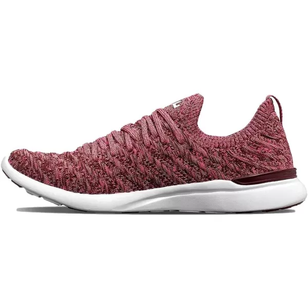 APL Athletic Propulsion Labs Womens Techloom Wave SneakersBurgundyFusion PinkMelange