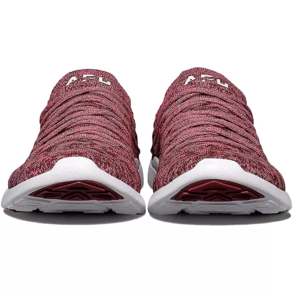 APL Athletic Propulsion Labs Womens Techloom Wave SneakersBurgundyFusion PinkMelange