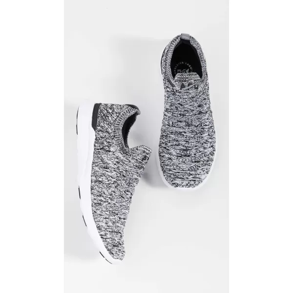 APL Athletic Propulsion Labs Womens Techloom Wave SneakersHeather GreyBlackWhite