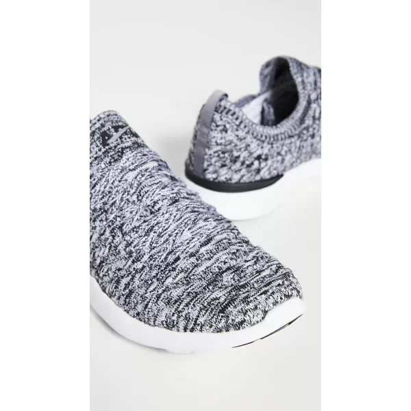 APL Athletic Propulsion Labs Womens Techloom Wave SneakersHeather GreyBlackWhite