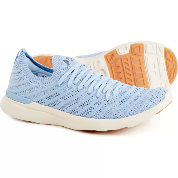 APL Athletic Propulsion Labs Womens Techloom Wave SneakersIce BlueSlatePristine