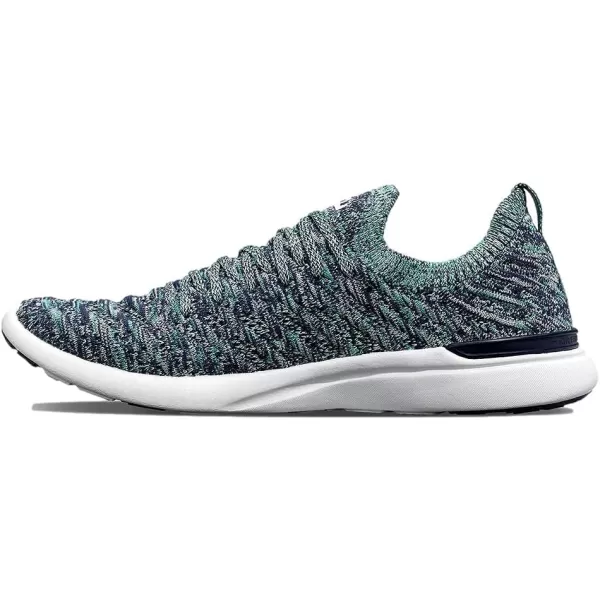 APL Athletic Propulsion Labs Womens Techloom Wave SneakersIndigoTropical GreenMelange