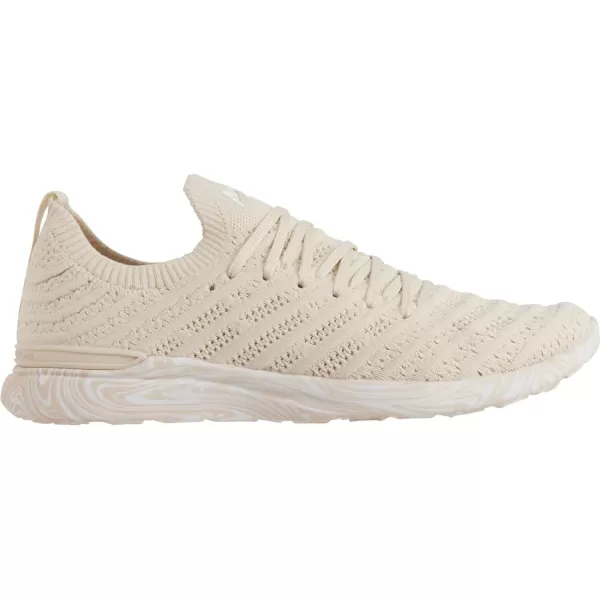 APL Athletic Propulsion Labs Womens Techloom Wave SneakersParchmentWhiteMarble