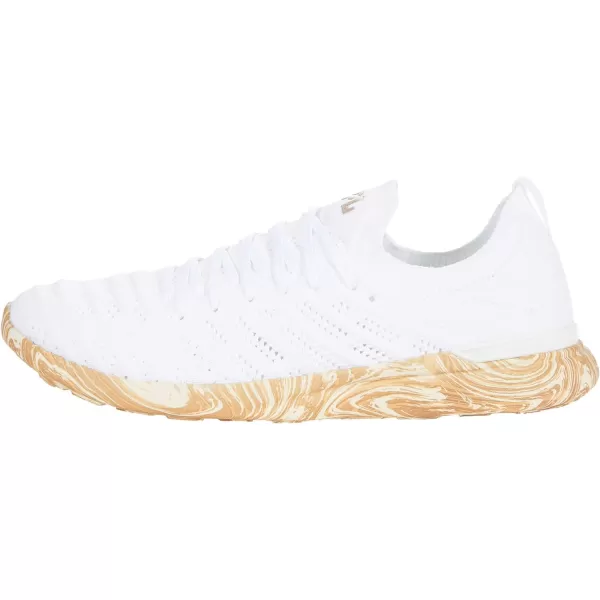 APL Athletic Propulsion Labs Womens Techloom Wave SneakersWhiteAlmondMarble