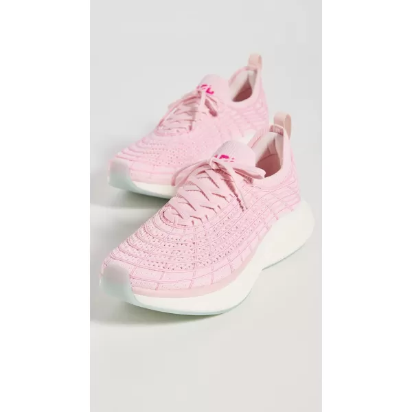 APL Athletic Propulsion Labs Womens Zipline SneakersBleached PinkFusion Pink