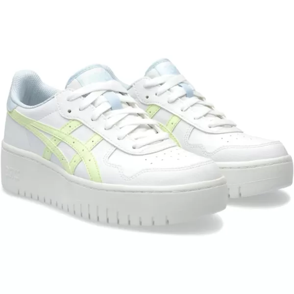 ASICS Womens Japan S PF Sportstyle ShoesWhiteIlluminate Yellow