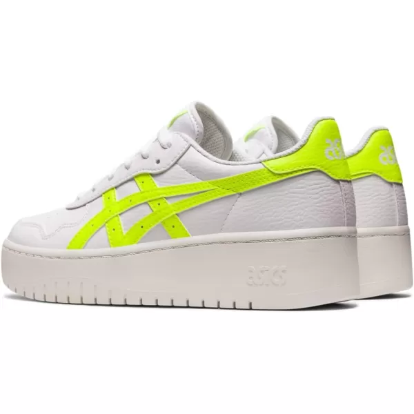 ASICS Womens Japan S PF Sportstyle ShoesWhiteSafety Yellow